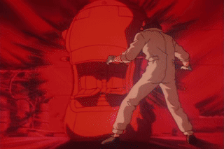 gif of car undergoing horrific transformation into a beautiful car-woman